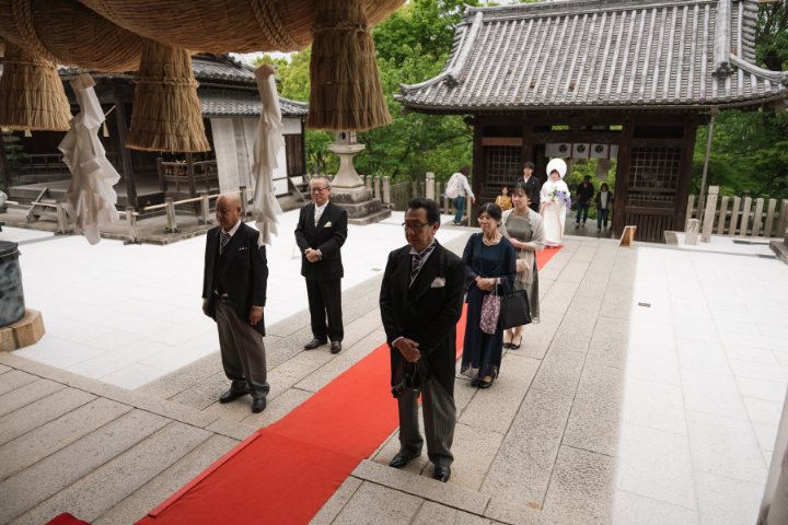 阿智神社でのご結婚式
